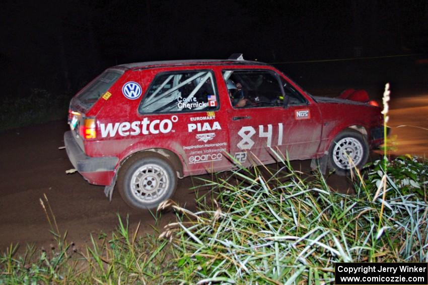 Daryn Chernick / Matt Conte in their VW GTI on SS6