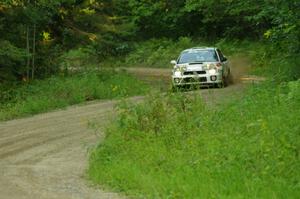 Dave Hintz / Doug Chase in their Subaru WRX on SS7