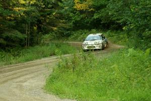 Henry Krolikowski / Cindy Krolikowski in their Subaru Impreza on SS7