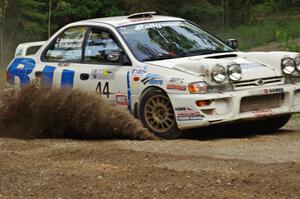 Henry Krolikowski / Cindy Krolikowski in their Subaru Impreza on SS7