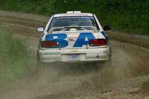 Henry Krolikowski / Cindy Krolikowski in their Subaru Impreza on SS7