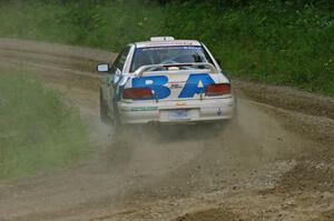 Henry Krolikowski / Cindy Krolikowski in their Subaru Impreza on SS7