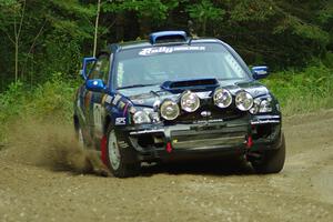 Carl Siegler / Dave Goodman in their Subaru WRX STi on SS7