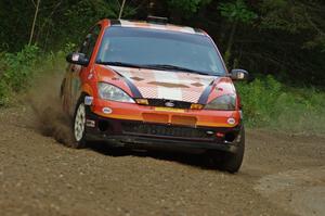 Dillon Van Way / Jake Blattner in their Ford Focus SVT on SS7