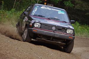 Matt Bushore / Andy Bushore in their VW Jetta on SS7