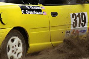 Chris Greenhouse / Chris Gordon in their Plymouth Neon on SS7