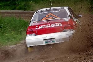 Jan Zedril / Jody Zedril in their Mitsubishi Lancer ES on SS7