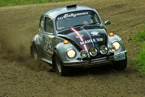 Mark Huebbe / John Huebbe in their VW Beetle on SS7