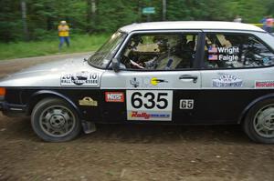 Curt Faigle / Rob Wright in their SAAB 900 Turbo on SS7