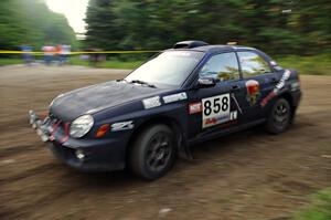 Anthony Israelson / Jason Standage in their Subaru Impreza on SS7