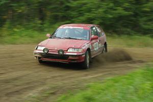 Mike Bond / Mike Ingoldby in their Honda Civic Si on SS7