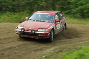 Mike Bond / Mike Ingoldby in their Honda Civic Si on SS7