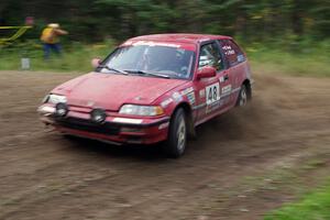 Mike Bond / Mike Ingoldby in their Honda Civic Si on SS7