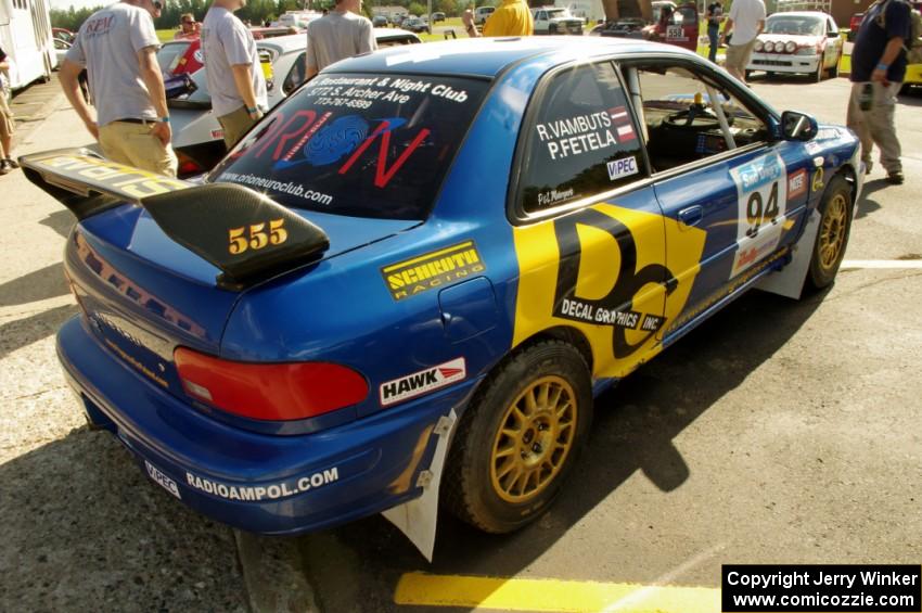 Piotr Fetela / Ray Vambuts Subaru Impreza STi at parc expose.