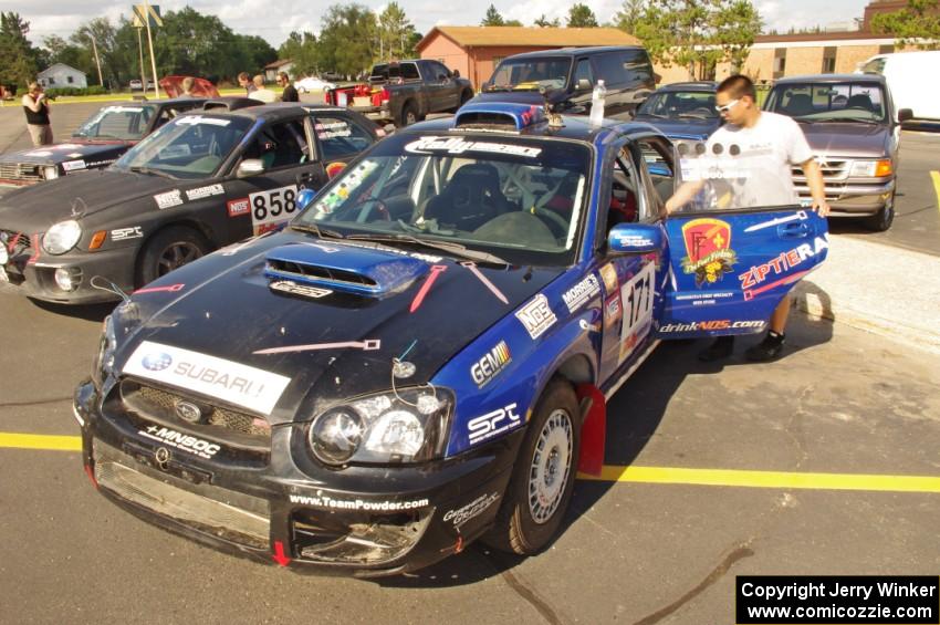 Carl Siegler / Dave Goodman Subaru WRX STi at parc expose.