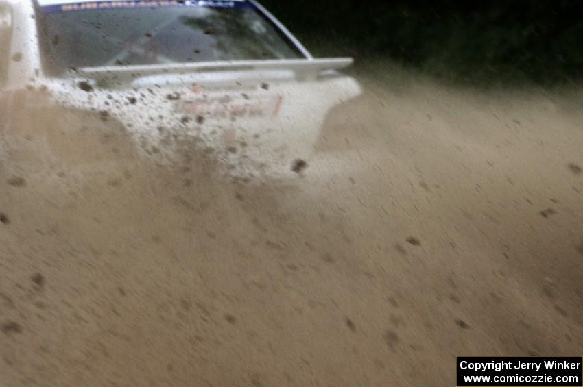 Dave Hintz / Doug Chase in their Subaru WRX on SS7