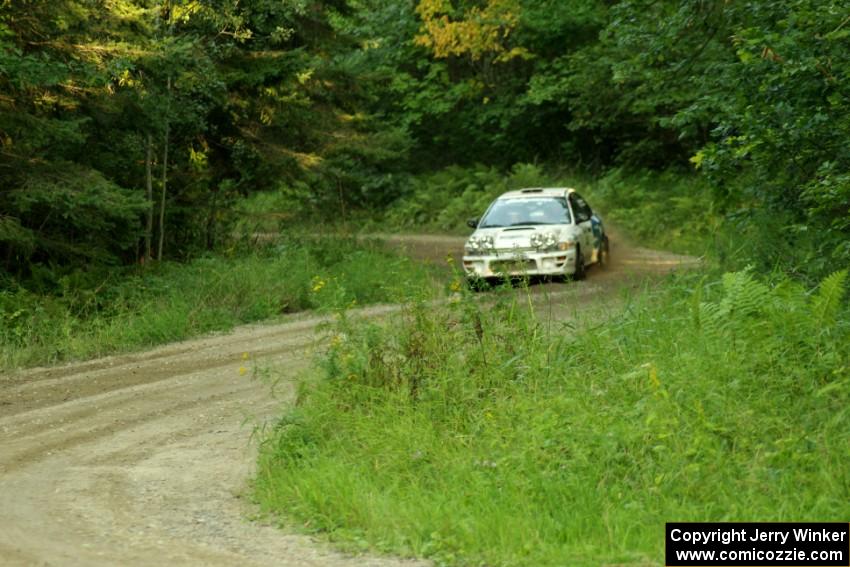 Henry Krolikowski / Cindy Krolikowski in their Subaru Impreza on SS7