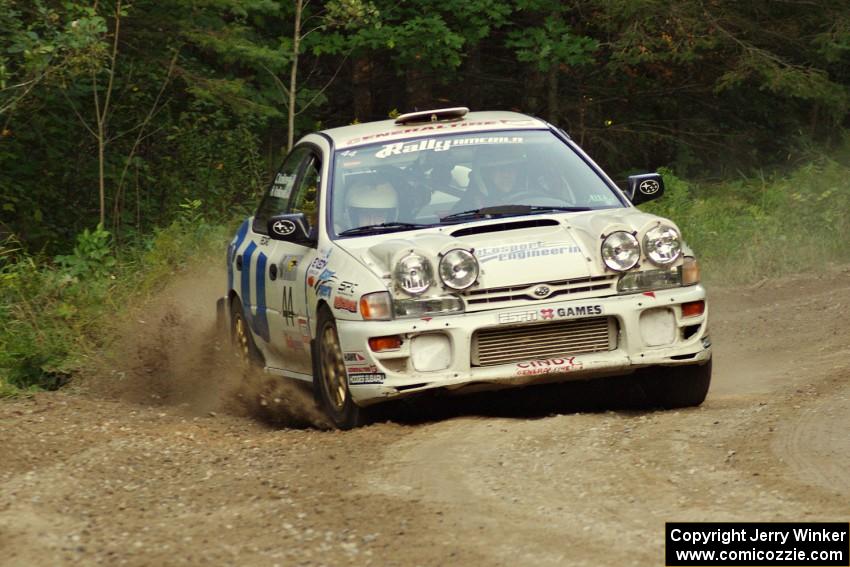 Henry Krolikowski / Cindy Krolikowski in their Subaru Impreza on SS7