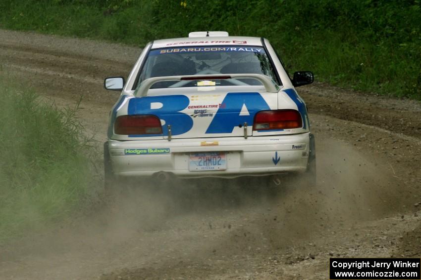 Henry Krolikowski / Cindy Krolikowski in their Subaru Impreza on SS7