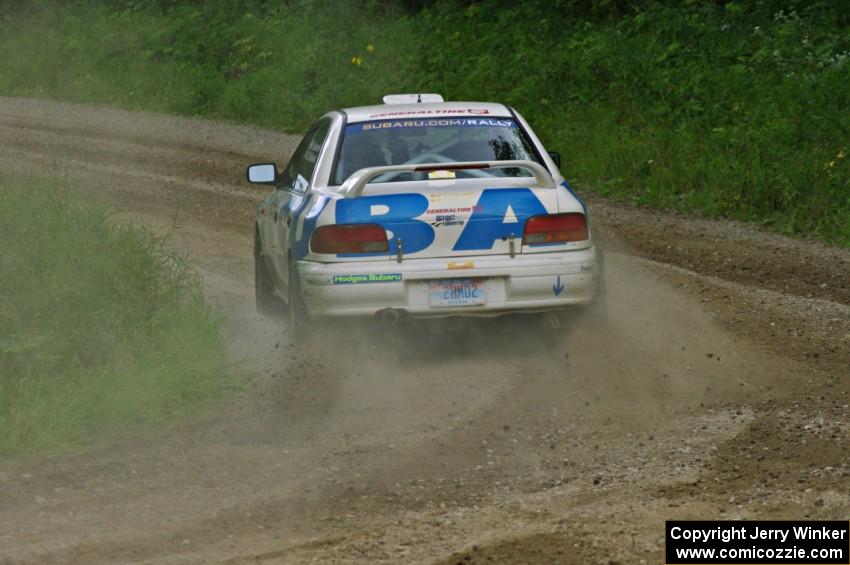 Henry Krolikowski / Cindy Krolikowski in their Subaru Impreza on SS7