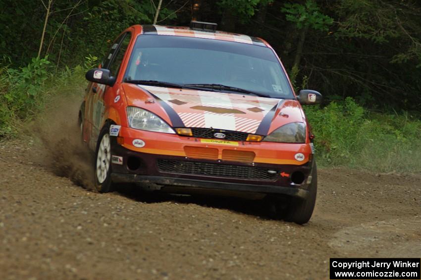 Dillon Van Way / Jake Blattner in their Ford Focus SVT on SS7