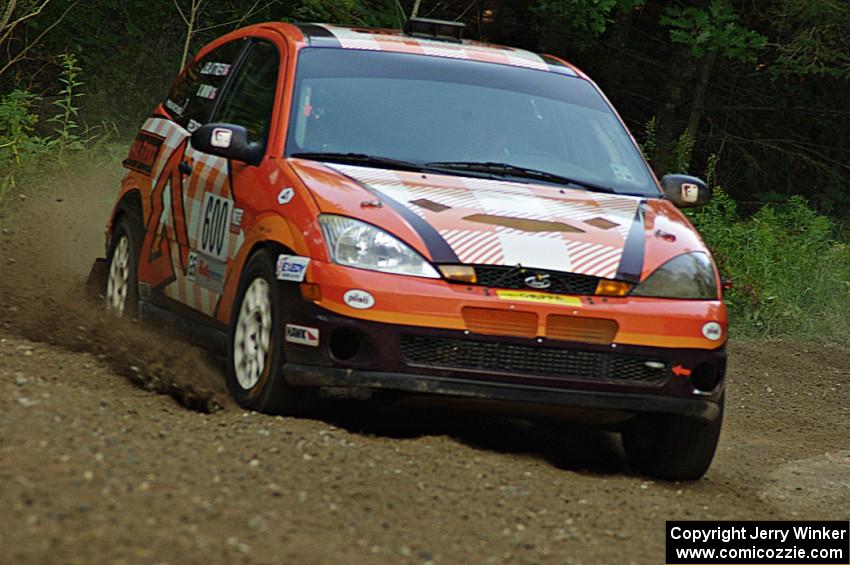 Dillon Van Way / Jake Blattner in their Ford Focus SVT on SS7