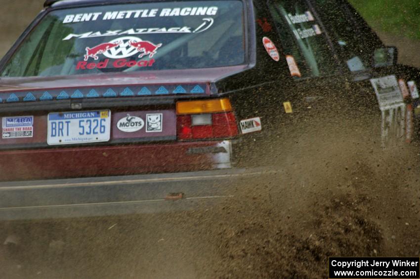 Matt Bushore / Andy Bushore in their VW Jetta on SS7