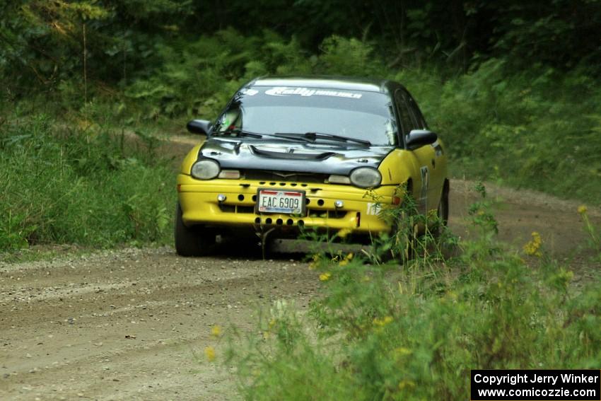 Chris Greenhouse / Chris Gordon in their Plymouth Neon on SS7