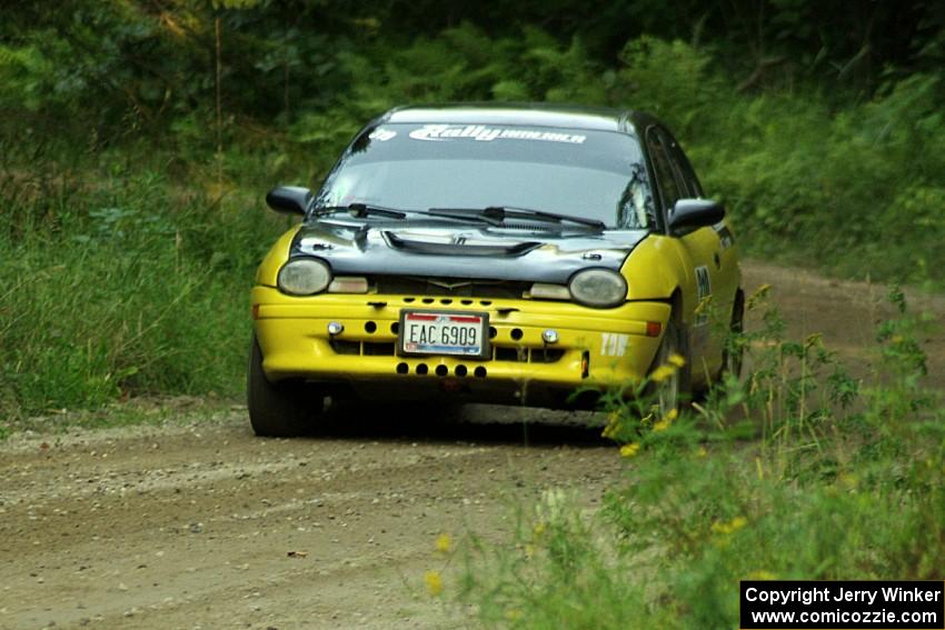 Chris Greenhouse / Chris Gordon in their Plymouth Neon on SS7