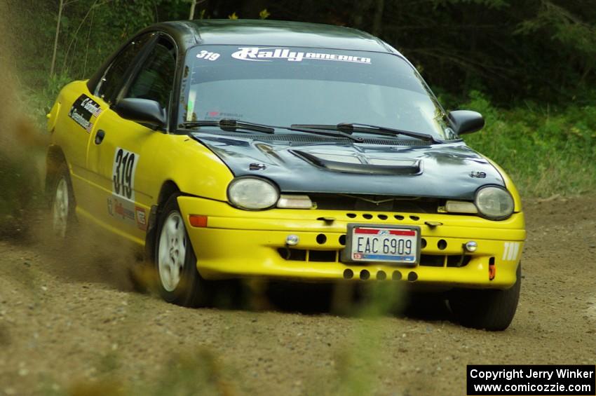 Chris Greenhouse / Chris Gordon in their Plymouth Neon on SS7