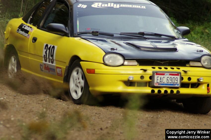 Chris Greenhouse / Chris Gordon in their Plymouth Neon on SS7