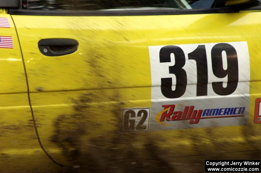 Chris Greenhouse / Chris Gordon in their Plymouth Neon on SS7