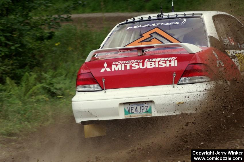 Jan Zedril / Jody Zedril in their Mitsubishi Lancer ES on SS7