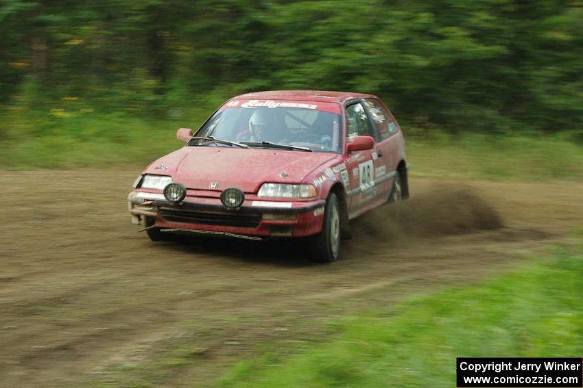 Mike Bond / Mike Ingoldby in their Honda Civic Si on SS7