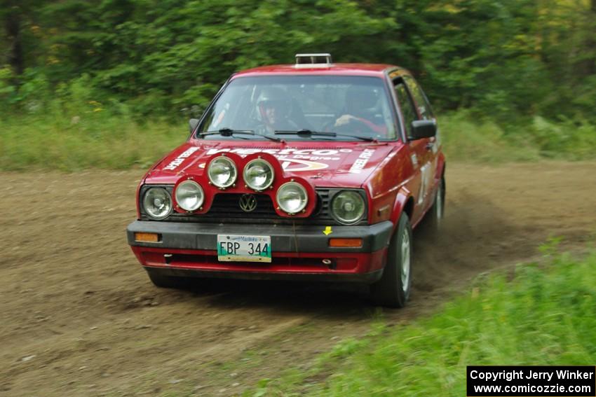 Daryn Chernick / Matt Conte in their VW GTI on SS7