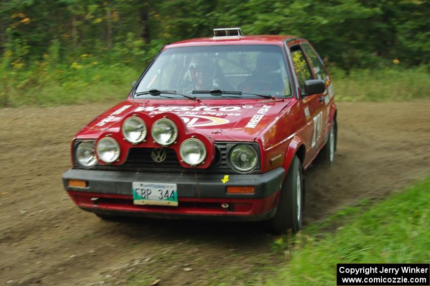 Daryn Chernick / Matt Conte in their VW GTI on SS7