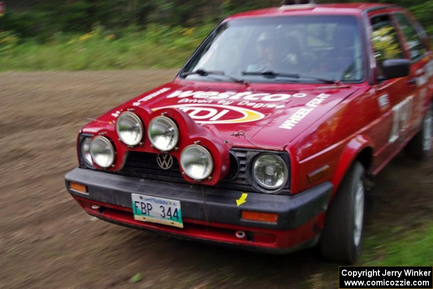 Daryn Chernick / Matt Conte in their VW GTI on SS7