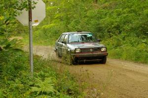 Matt Bushore / Andy Bushore in their VW Jetta on SS9