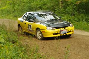 Chris Greenhouse / Chris Gordon in their Plymouth Neon on SS9