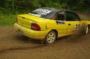 Chris Greenhouse / Chris Gordon in their Plymouth Neon on SS9