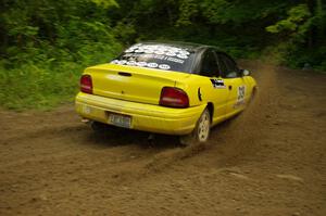 Chris Greenhouse / Chris Gordon in their Plymouth Neon on SS9