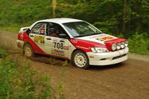 Jan Zedril / Jody Zedril in their Mitsubishi Lancer ES on SS9