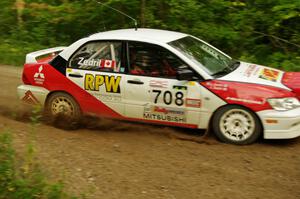 Jan Zedril / Jody Zedril in their Mitsubishi Lancer ES on SS9