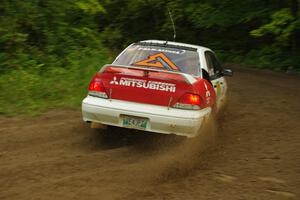 Jan Zedril / Jody Zedril in their Mitsubishi Lancer ES on SS9