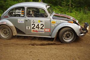 Mark Huebbe / John Huebbe in their VW Beetle on SS9