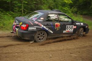 Anthony Israelson / Jason Standage in their Subaru Impreza on SS9