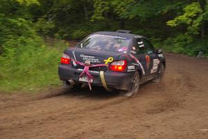 Anthony Israelson / Jason Standage in their Subaru Impreza on SS9