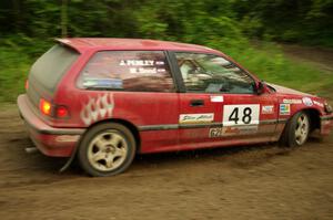 Mike Bond / Mike Ingoldby in their Honda Civic Si on SS9