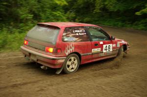 Mike Bond / Mike Ingoldby in their Honda Civic Si on SS9