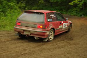 Mike Bond / Mike Ingoldby in their Honda Civic Si on SS9
